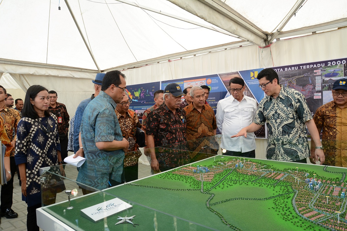 Kunjungan Kementerian PUPR ke Kota Baru Maja